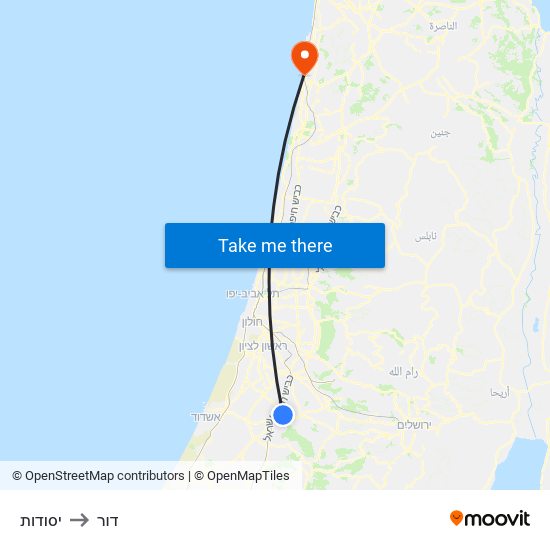 יסודות to דור map