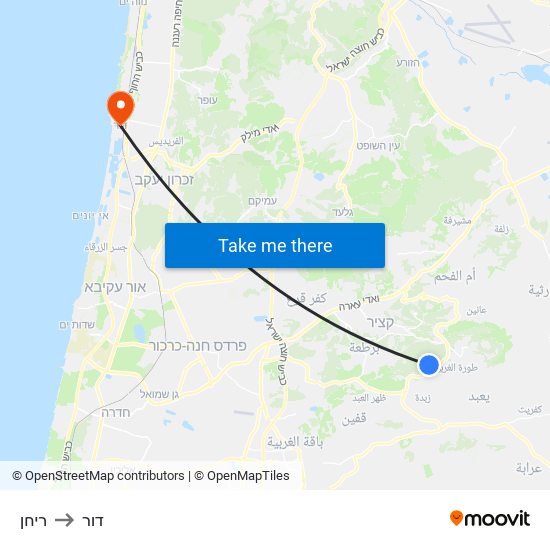 ריחן to דור map