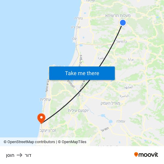 חוסן to דור map