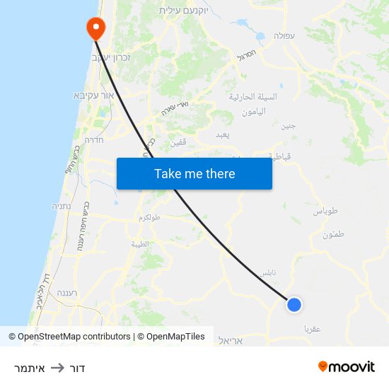 איתמר to דור map