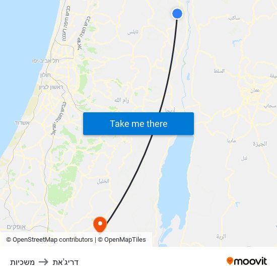 משכיות to דריג'את map