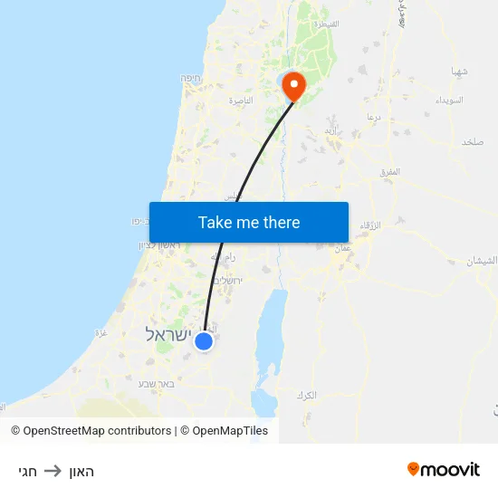 חגי to האון map
