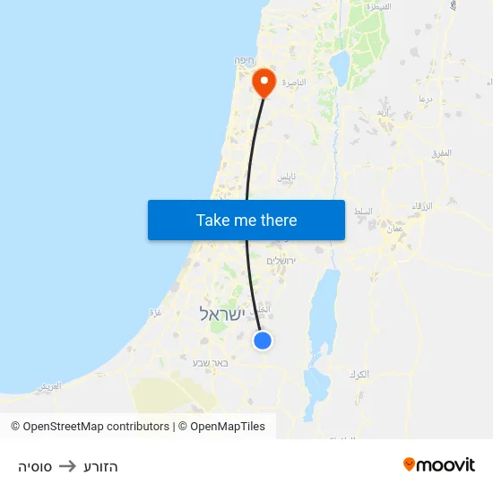סוסיה to הזורע map