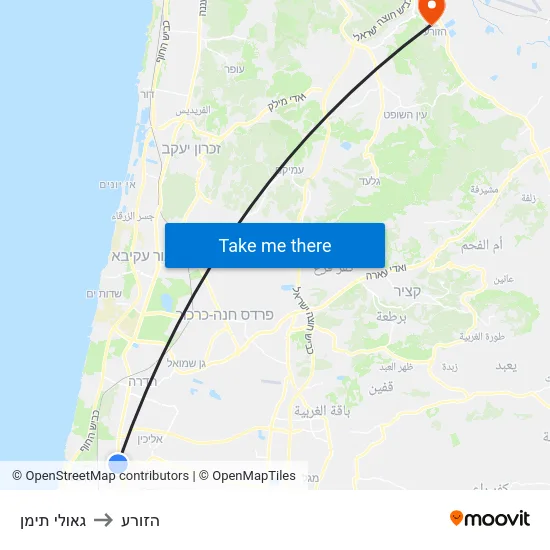 גאולי תימן to הזורע map