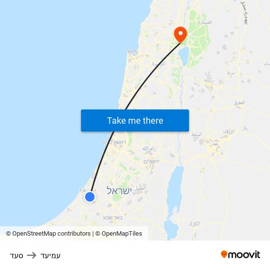 סעד to עמיעד map