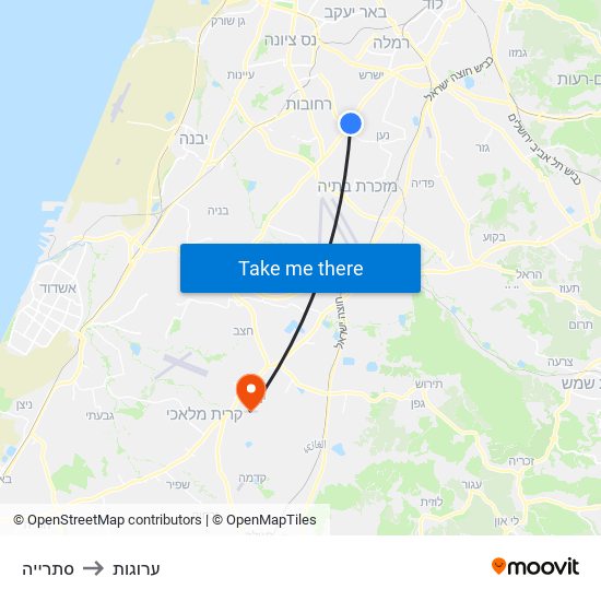 סתרייה to ערוגות map