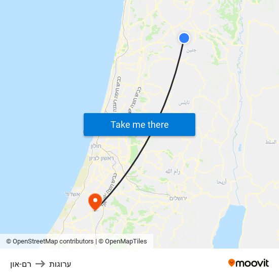 רם-און to ערוגות map