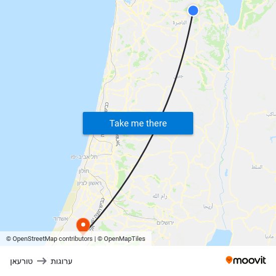 טורעאן to ערוגות map