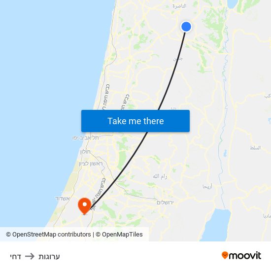 דחי to ערוגות map