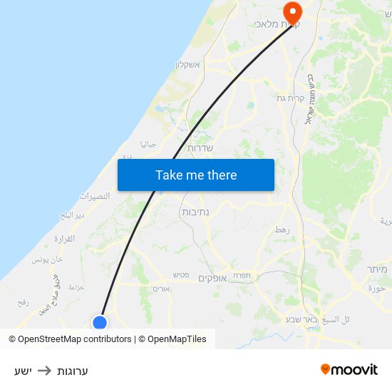 ישע to ערוגות map