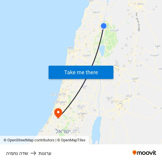 שדה נחמיה to ערוגות map