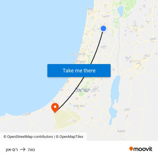 רם-און to נווה map