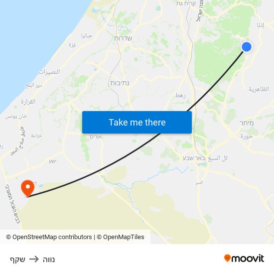 שקף to נווה map