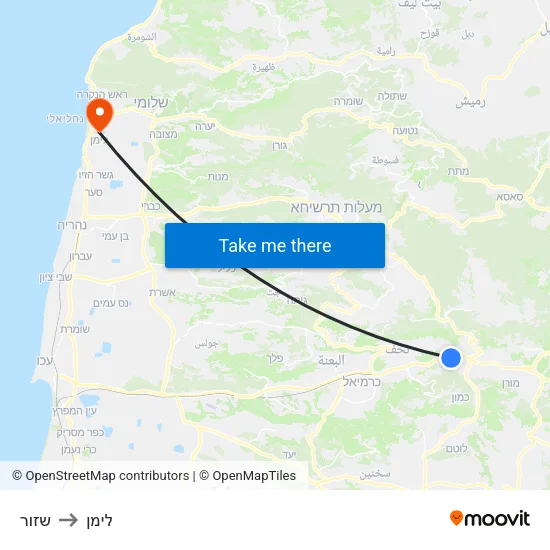 שזור to לימן map