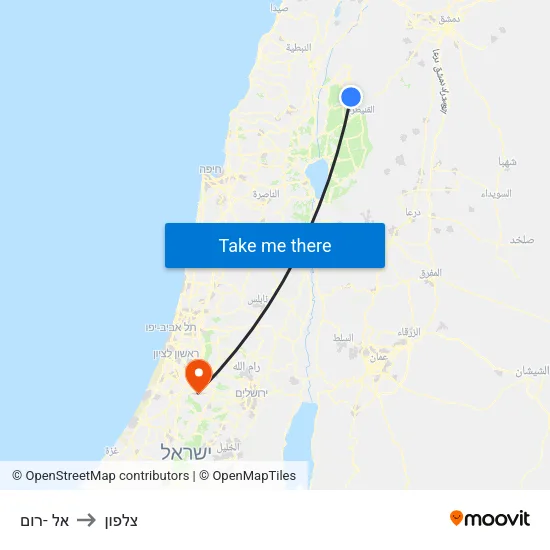 אל -רום to צלפון map