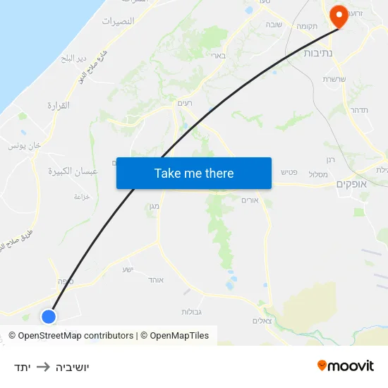 יתד to יושיביה map