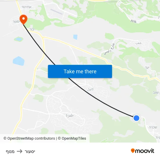 מנוף to יסעור map