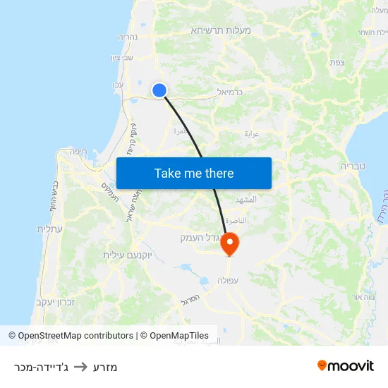 ג'דיידה-מכר to מזרע map