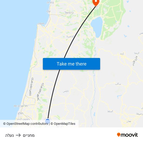 נעלה to מחניים map