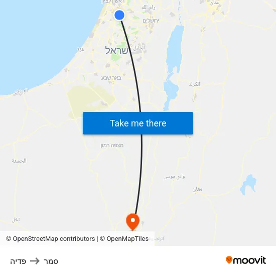 פדיה to סמר map