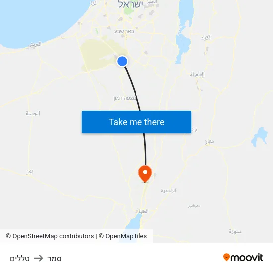 טללים to סמר map