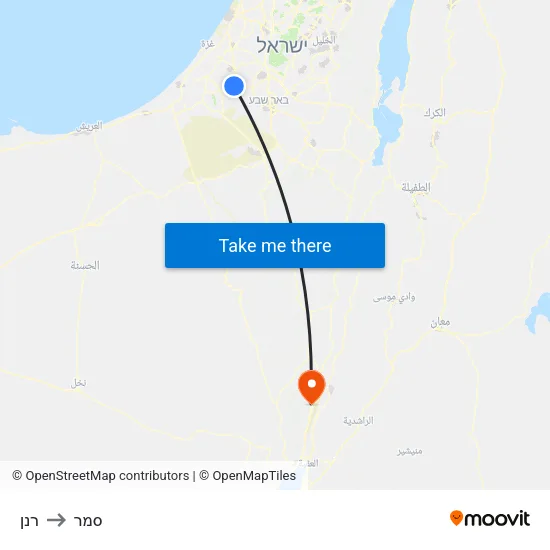 רנן to סמר map