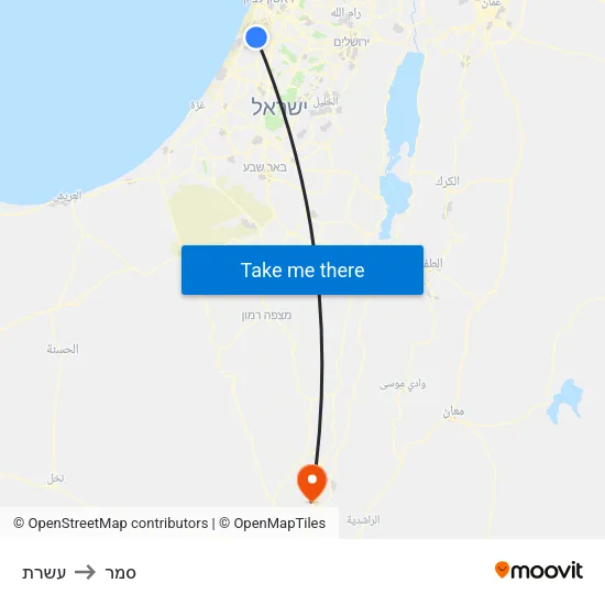 עשרת to סמר map