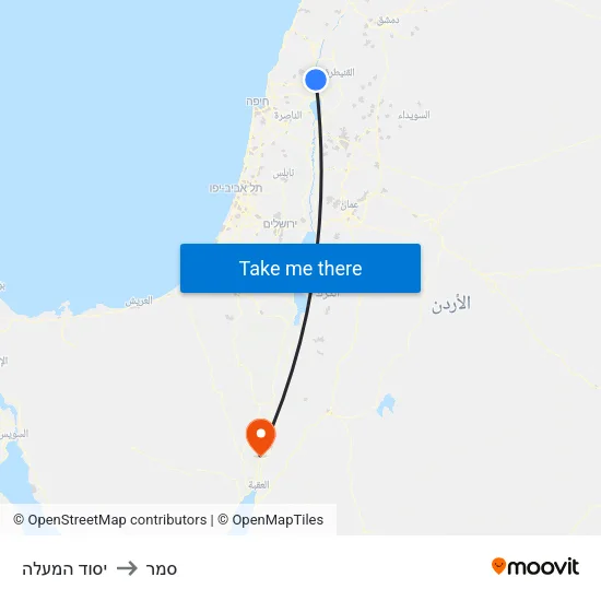יסוד המעלה to סמר map