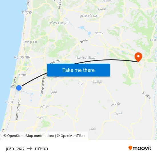 גאולי תימן to מסילות map
