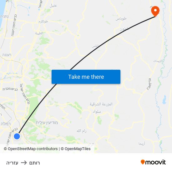 עזריה to רותם map