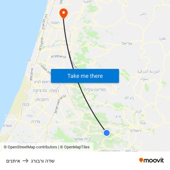 איתנים to שדה ורבורג map