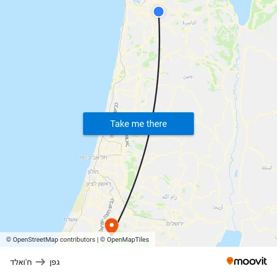 ח'ואלד to גפן map