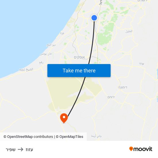 שפיר to עזוז map