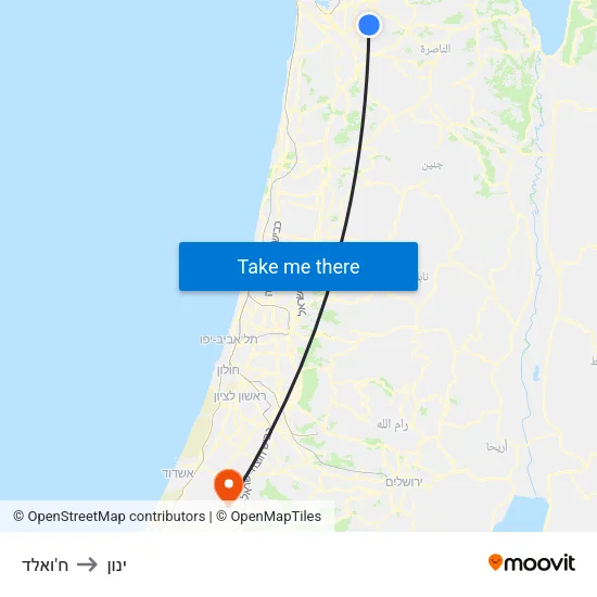 ח'ואלד to ינון map