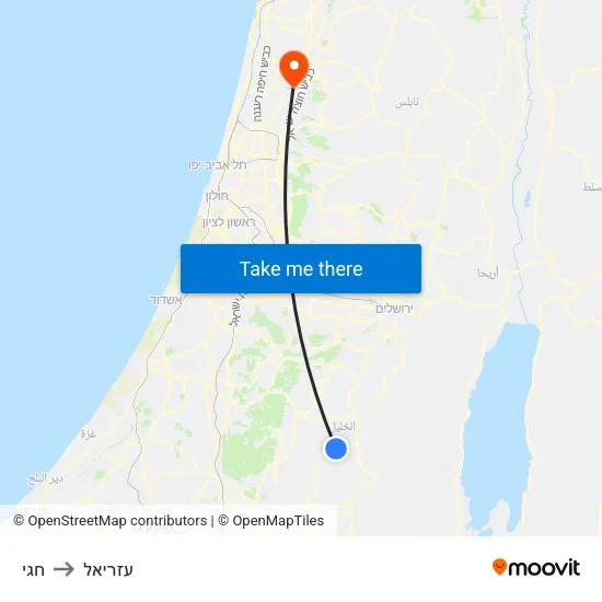 חגי to עזריאל map