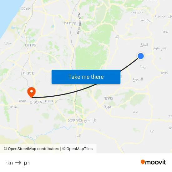 חגי to רנן map