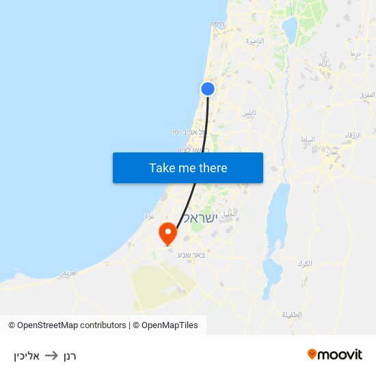 אליכין to רנן map