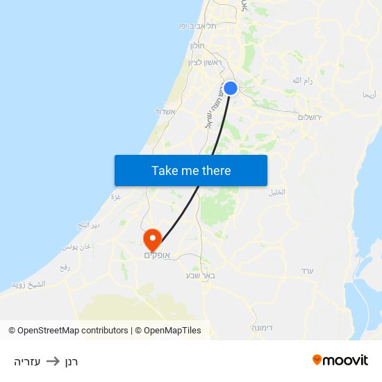 עזריה to רנן map