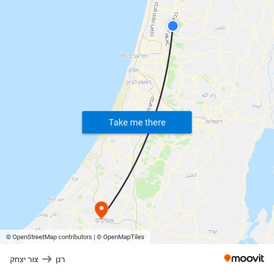 צור יצחק to רנן map