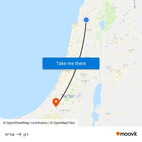 צורית to רנן map