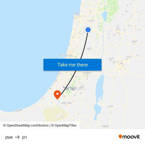 אומן to רנן map