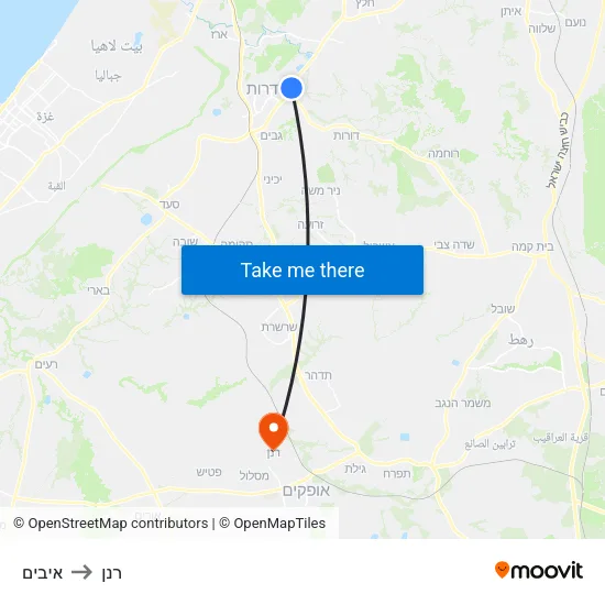 איבים to רנן map