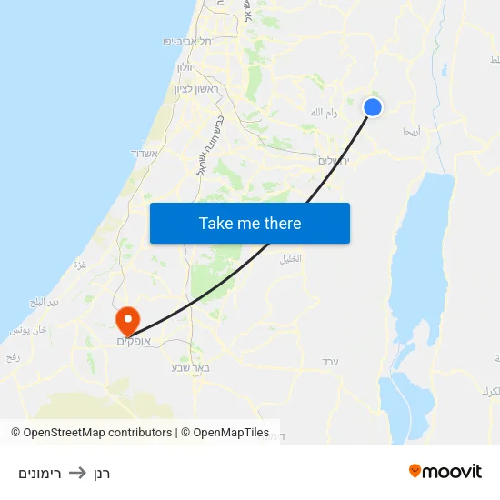 רימונים to רנן map
