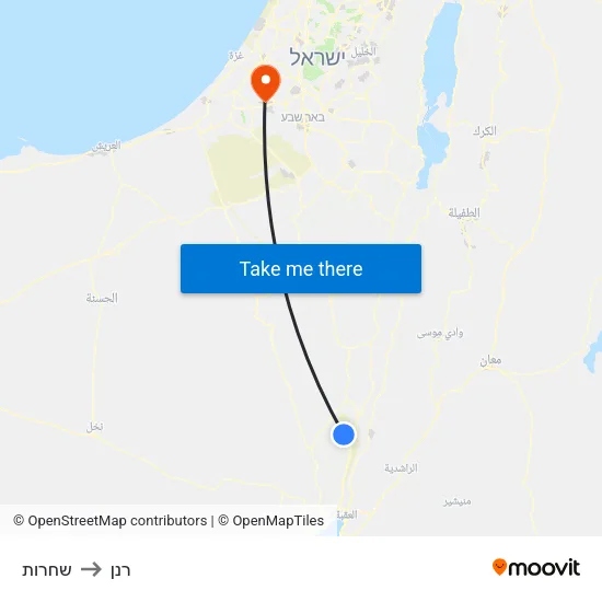 שחרות to רנן map