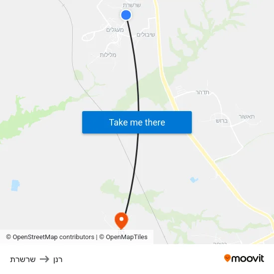 שרשרת to רנן map