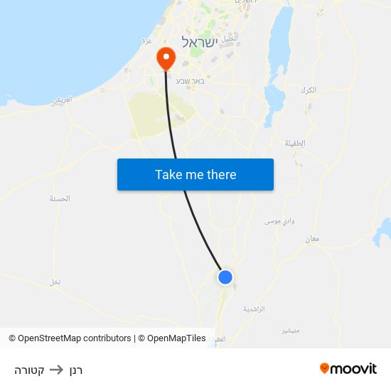 קטורה to רנן map