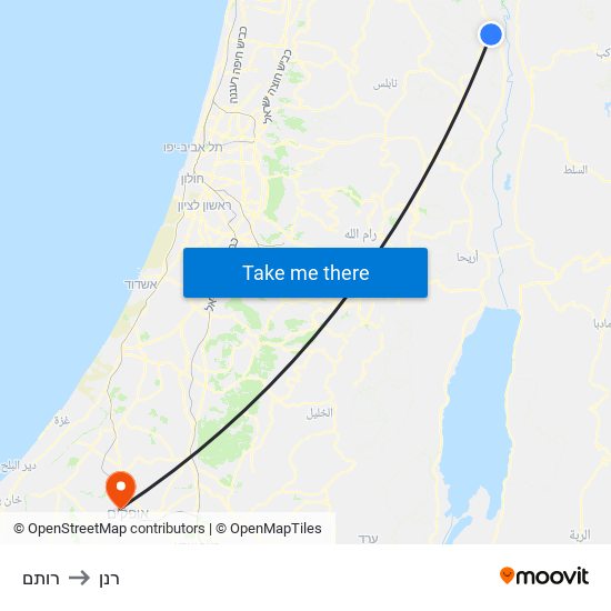 רותם to רנן map