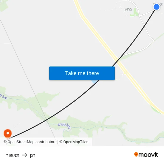 תאשור to רנן map