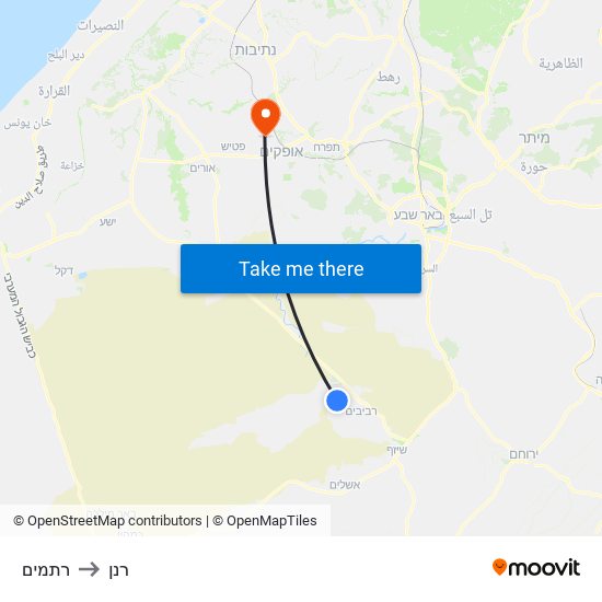 רתמים to רנן map