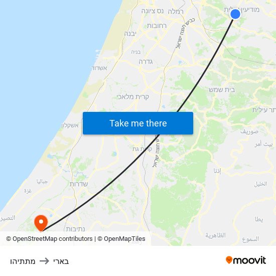 מתתיהו to בארי map